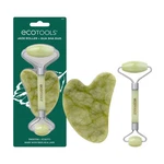 Ecotools Facial Jade Roller And Gua Sha Stone Duo, Skincare Tool, 2 Piece Set. Fixed Price $14.00.