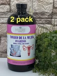 2 Pack Bottles Ovariton Tonico De La Mujer, Herbal For Women. Fixed Price $55.00.