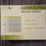 Stfoce Castor Oil Pack Self-adhesive Anti Leakage Small 20PCS 6.7X5.1IN. Fixed Price $10.79.