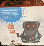 Comfier Shiatsu Massage Cushion Heated Compression Vibrating Black. Fixed Price $189.00.