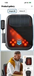 Coococo Back Massager With Heat And Shiatsu Lower. Fixed Price $50.00.