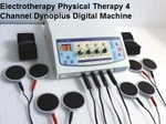 Premium Electro.therapy Massage 4 Channel Digital Unit Carbon Pads Dynoplus %$#g. Fixed Price $184.00.