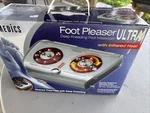 Homedics Foot Pleaser Ultra W/ Infrared Heat Massager Model Fm-cr New Open Box. Fixed Price $28.00.