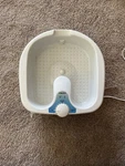 Homedics Foot Massager Spa With Heat, Model FE-1 Works Great!. Fixed Price $15.00.