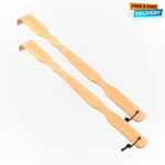Back Scratcher Bamboo Wooden 17 Long Handle Body Massager Renook Natural. Fixed Price $14.69.