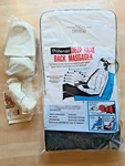 Vtg Pollenex B-130SAN Black/white Deep Heat Back Massager Full Size +attachments. Fixed Price $42.98.