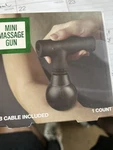 Festive Voice Mini Massage Gun Cordless Handheld Rechargeable Usb Charging Black. Fixed Price $19.99.