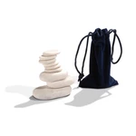 Master Massage 9 Pcs Standard Marble Stone Set - White. Fixed Price $26.99.