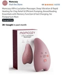 A1PRO Lactation Massager, Deep Vibration & Rapid Heating For Clog Relief Ef.... Fixed Price $20.00.