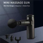 Mini No-noise Gun Percussion Deep Tissue Muscle Massager With 4-HEAD. Fixed Price $24.99.