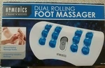 Homedics Dual Rolling Foot Massager FMV-200 Vibrating Balls-new. Fixed Price $34.95.