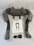 Therazzagge Cordless Neck & Shoulder Massager With Heat Gray Works Great. Fixed Price $39.97.