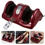 Shiatsu Foot Massager Kneading And Rolling Leg Ankle W/remote Burgundy. Fixed Price $75.99.