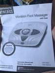 Homedics Vibration Foot Massager With Heat CP-FMV400H2C. Fixed Price $24.99.