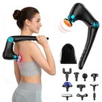 Deep Tissue Back Massagers With Heat & Cold Therapy, Folding Percussion Massa.... Fixed Price $55.83.