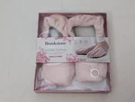 Brookstone Thera-spa Warming Cooling Slippers Therapy Light Pink New. Fixed Price $11.95.