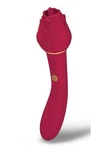 Secret Kisses Rosegasm Lingo Rechargeable Silicone Dual End Vibrator With Clitor. Fixed Price $63.99.