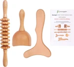 3-IN-1 Therapy Tools Lymphatic Drainage Massager Wooden Fo. Fixed Price $28.99.
