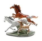 Cosmos Gifts 20849 Galloping Horses Porcelain Figurine, 11-7/8-INCH. Fixed Price $213.54.