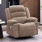 Oversized Swivel Recliner Chair With Heat Massage 360 Nursing Rocker For Adults. Fixed Price $290.17.
