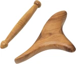 Honbay 2PCS Reflexology Tools Wood Body Massager Triangle Gua Sha Board Scraping. Fixed Price $11.37.
