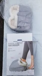 Sharper Image Foot Massager Vibrating With Heat Warmer Slippers. Fixed Price $25.00.