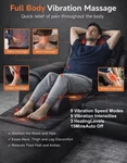 Electric Mattress Vibrating Heating Pad Full Body Stress Relief Massager. Fixed Price $79.00.