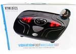 Homedics Vibration Foot Massager With Heat Model FMV-400H Black And Red. Fixed Price $14.24.