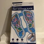 Brookstone Reflexology Foot Massage Plate Reduces Tension Relieves Pain Nib. Fixed Price $18.99.