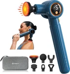 Napre Deep Tissue Massage Gun With Heat, Extension Handle & 3 Adjustable Angles. Fixed Price $69.00.