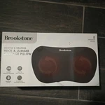 Brookstone Shiatsu Neck And Lumbar Massager, Deep Kneading Pillow New. Fixed Price $15.00.