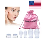 6PC Silicone Vacuum Body Facial Cups Set Anti Cellulite Massage Cupping. Fixed Price $15.99.
