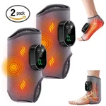 2 Pack Electric Foot Ankle Massager Pain Relief 6 Heat Levels, 3 Vibration Modes. Fixed Price $45.15.