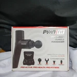 Portable Pro Fit Percussion Muscle Massager Black With Hard Carrying Case. Fixed Price $40.00.