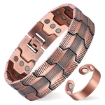Fashtour 3X Copper Bracelet For Men Triple Ultra Strength Magnets, Masculine. Fixed Price $51.16.