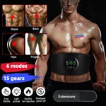 Abdominal Ems Muscle Stimulator Belt Electric Abs Fitness Toning Trainer Sticker. Fixed Price $23.99.