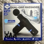 Sealy Dual-grip Massage Gun 4 Heads 5 Speeds Lightweight- Brand New & Sealed. Fixed Price $29.99.