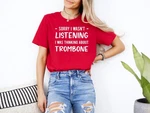 Trombone T-shirt, Gifts For Player, Musician Tee S-3XL. Fixed Price $16.49.