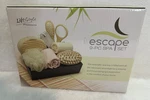 Lifestyle Products 9-PC Spa Set Massage Brush Soft Towel Pouf Sponge Hair. Fixed Price $6.99.