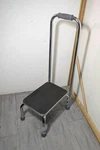 Dmi Briggs Healthcare Foot Step Stool With Support Handle Chrome Non Slip Senior. Fixed Price $72.00.