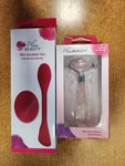 2 Pack: Plum Beauty Skin Scrubber Set & Facial Roller - E15B. Fixed Price $8.99.