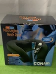 Conair Body Benefits Massaging Neck Rest W/ Hand Control Black Original Box. Fixed Price $26.39.