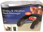Heated Shiatsu Neck Massager W/ Vibration By Homedics NMS-350 Nib. Fixed Price $16.99.