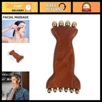 Wooden Trigger Point Tool - Handheld Sandalwood Face & Neck Massager, Re. Fixed Price $27.99.
