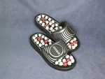 Byriver Unisex BH-F002 Black Acupuncture Points Massage Slippers Size. Fixed Price $15.53.