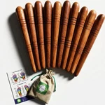 Lungcha Thai Traditional Wooden For Foot Massage Stick Tool Reflexology Red. Fixed Price $28.88.