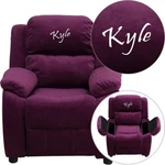 Flash Furniture Purple Microfiber Kids Recliner- BT-7985-KID-MIC-PUR-EMB-GG. Fixed Price $374.99.