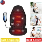 Memory Foam Back Massager W/ Heat, 6 Vibration Motors, 5 Modes, Office Chair Pad. Fixed Price $103.27.