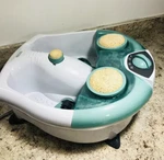 Conair Benefits Foot Spa With Vibration, Heat, Bubbles + Water Jet Action Tested. Fixed Price $39.95.