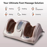 Shiatsu Foot And Calf Massager Kneading Rolling For Circulation Remote Control. Fixed Price $68.80.